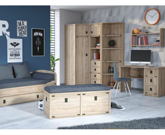 Детская «Валенсия-3», Дуб сонома, изображение 2 | Интернет магазин мебели и декора LifeDekor