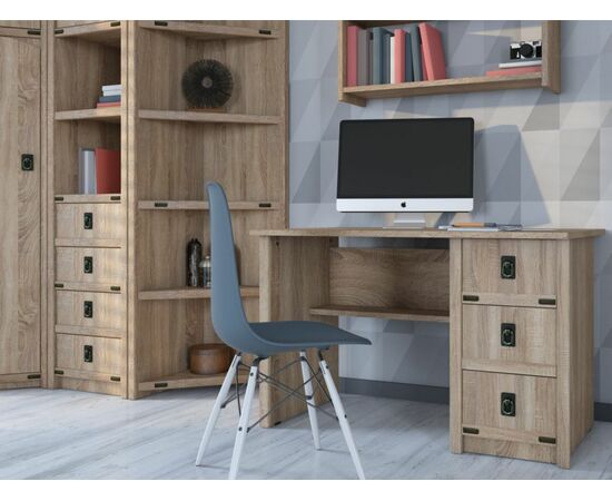 Стол «Валенсия» 3ящ, Дуб сонома, изображение 5 | Интернет магазин мебели и декора LifeDekor