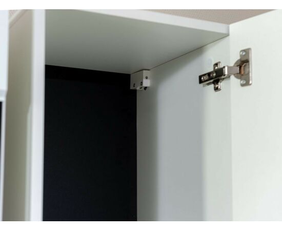 Стенка «Йорк» с витринами, Белый/белый глянец, изображение 7 | Интернет магазин мебели и декора LifeDekor