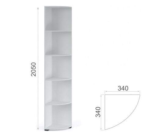 Стеллаж «Йорк» 34, Белый, изображение 3 | Интернет магазин мебели и декора LifeDekor