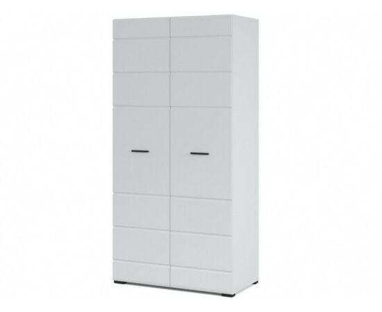 Шкаф «Йорк» 2дв, Белый/белый глянец | Интернет магазин мебели и декора LifeDekor