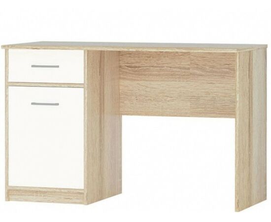 Стол «Стелс» 120 1д1ящ, Дуб сонома/белый | Интернет магазин мебели и декора LifeDekor