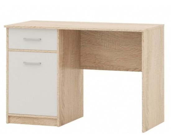 Стол «Стелс» 110 1д1ящ, Дуб сонома/белый | Интернет магазин мебели и декора LifeDekor