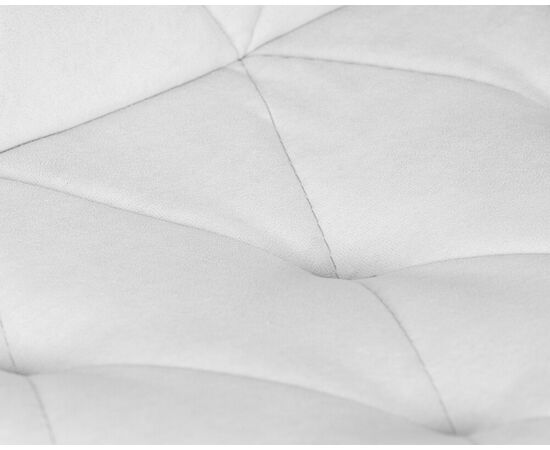 Стул обеденный DOBRIN CHILLY ROMBO, Светло-серый Simple 29, основание белое, Вариант: Светло-серый Simple 29, основание белое, изображение 7 | Интернет магазин мебели и декора LifeDekor