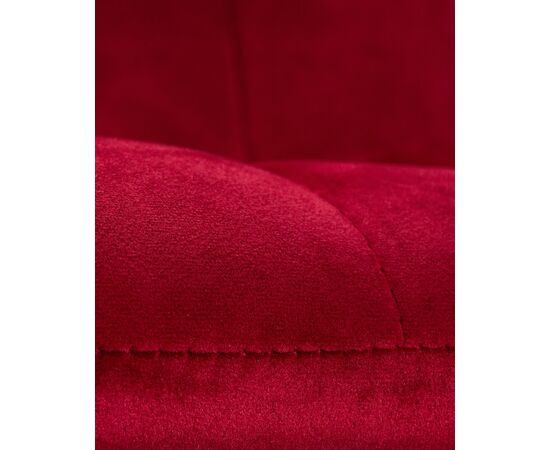 Стул обеденный DOBRIN ALEX SQUARE, черные матовые ножки, бордовый велюр (V108-85), Вариант: черные матовые ножки, бордовый велюр (V108-85), изображение 8 | Интернет магазин мебели и декора LifeDekor