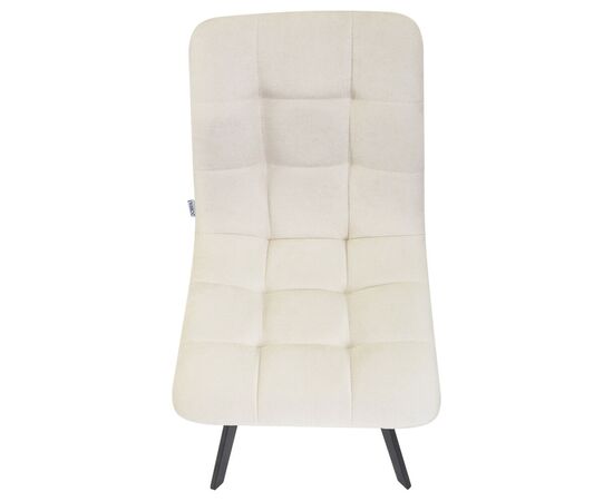 Стул обеденный DOBRIN ALEX SQUARE, черные матовые ножки, кремовая ткань (UF860-01B), Вариант: черные матовые ножки, кремовая ткань (UF860-01B), изображение 8 | Интернет магазин мебели и декора LifeDekor