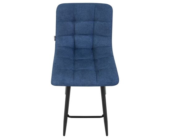 Набор 2 шт Стул барный DOBRIN NICOLE, черные матовые ножки, синяя ткань (UF860-14B), Вариант: черные матовые ножки, синяя ткань (UF860-14B), изображение 8 | Интернет магазин мебели и декора LifeDekor