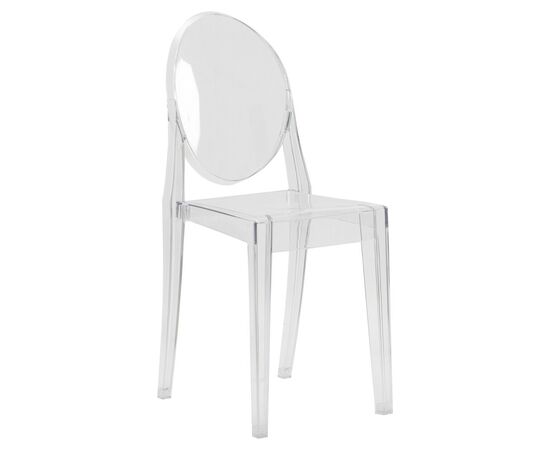 Набор 4 шт Стул обеденный DOBRIN VICTORIA GHOST, цвет прозрачный, изображение 2 | Интернет магазин мебели и декора LifeDekor