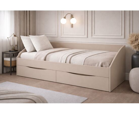 Кровать Эриол 90x200 кашемир | Интернет магазин мебели и декора LifeDekor