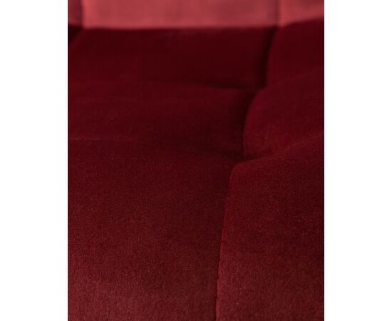 Стул обеденный DOBRIN CHILLY, Бордовый Holland 47, основание белое, изображение 9 | Интернет магазин мебели и декора LifeDekor