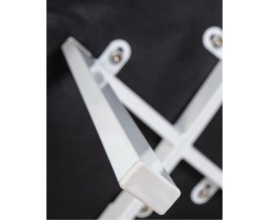 Стул обеденный DOBRIN ALEX SQUARE, белые ножки, розовый велюр (V108-15), Вариант: белые ножки, розовый велюр (V108-15), изображение 11 | Интернет магазин мебели и декора LifeDekor