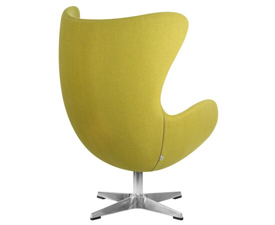 Кресло дизайнерское DOBRIN EGG, светло-зеленая ткань AF3, Вариант: светло-зеленая ткань AF3, изображение 4 | Интернет магазин мебели и декора LifeDekor