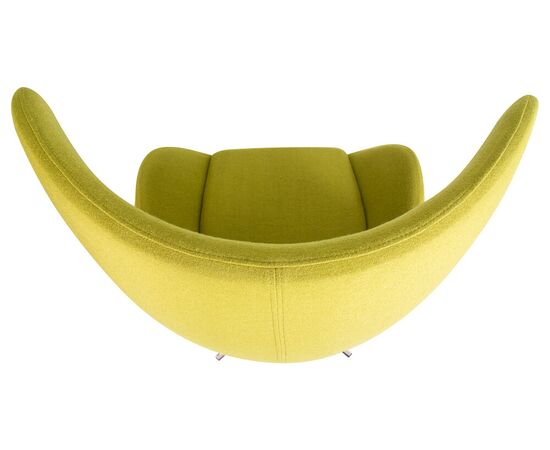 Кресло дизайнерское DOBRIN EGG, светло-зеленая ткань AF3, Вариант: светло-зеленая ткань AF3, изображение 7 | Интернет магазин мебели и декора LifeDekor