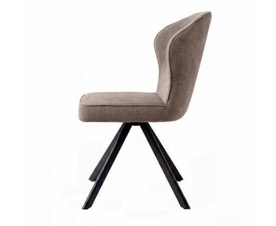 Стул DikLine 238 поворотный BL05 капучино, ножки черные, изображение 6 | Интернет магазин мебели и декора LifeDekor