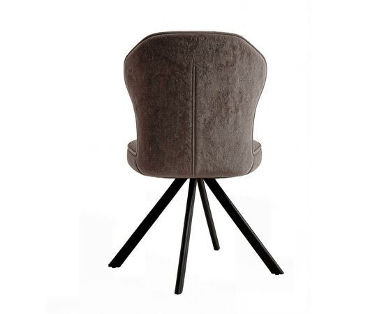 Стул DikLine 238 поворотный BL05 капучино, ножки черные, изображение 3 | Интернет магазин мебели и декора LifeDekor