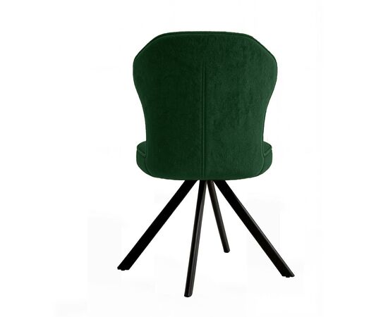 Стул DikLine 238 поворотный BL10 зеленый, ножки черные, изображение 2 | Интернет магазин мебели и декора LifeDekor