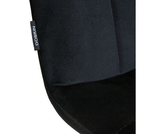 Набор 4 шт Стул обеденный DOBRIN CHILLY, Черный Holland 75, основание белое, Вариант: Черный Holland 75, основание белое, изображение 10 | Интернет магазин мебели и декора LifeDekor