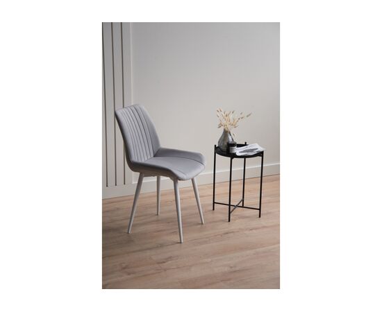 Стул на металлокаркасе Седа 360 светло-серый (zd 960) / белый np, изображение 3 | Интернет магазин мебели и декора LifeDekor