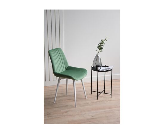 Стул на металлокаркасе Седа фисташковый (zd 651) / белый np, изображение 3 | Интернет магазин мебели и декора LifeDekor