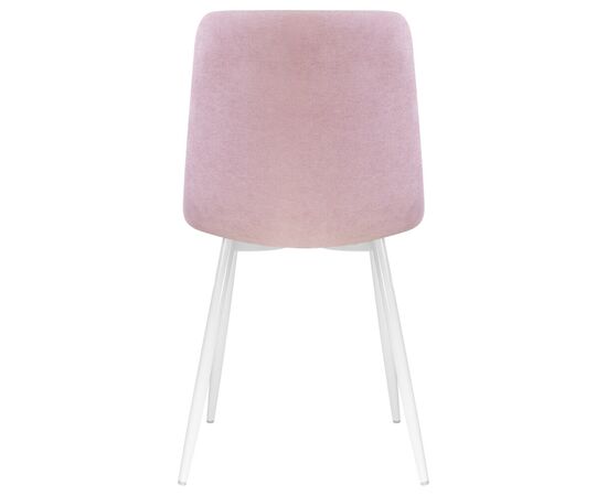 Стул обеденный DOBRIN ALEX, белые ножки, сиреневая ткань (UF860-04B), Вариант: белые ножки, сиреневая ткань (UF860-04B), изображение 5 | Интернет магазин мебели и декора LifeDekor
