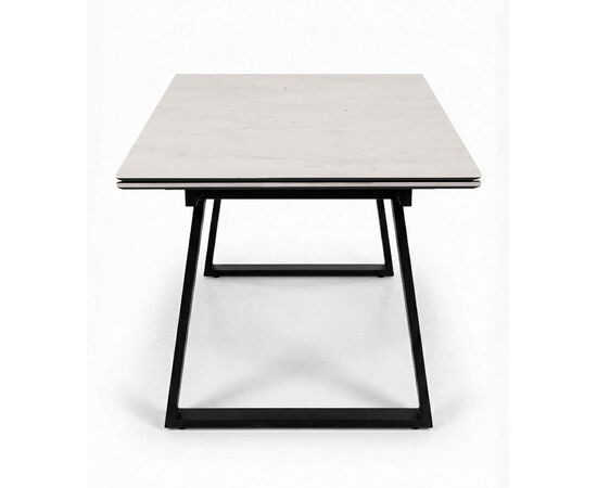 Стол DikLine DZ200 хромикс белый/черный (2 уп.), изображение 2 | Интернет магазин мебели и декора LifeDekor