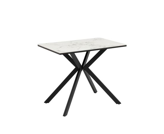 Стол Мармер мини нераскладной 90х60х75 см, GOLD JADE, подстолье металл черный | Интернет магазин мебели и декора LifeDekor