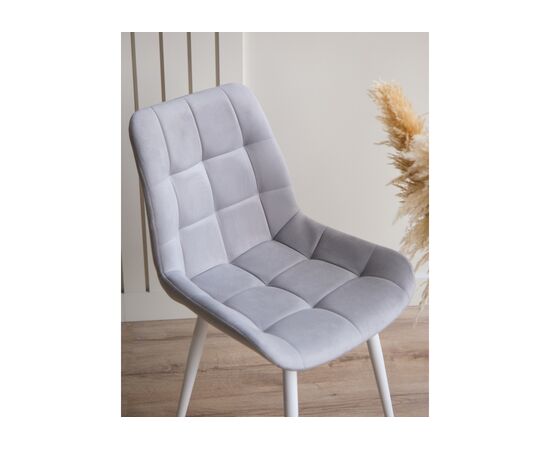 Стул на металлокаркасе Челси 360 К светло-серый (zd 960) / белый np, изображение 8 | Интернет магазин мебели и декора LifeDekor