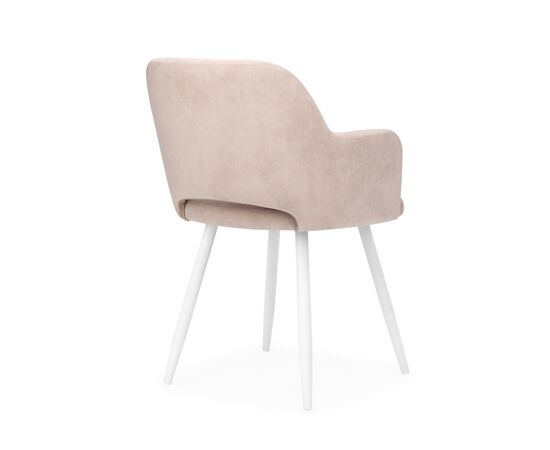 Стул на металлокаркасе Эолин латте (glory 10) / белый, изображение 4 | Интернет магазин мебели и декора LifeDekor