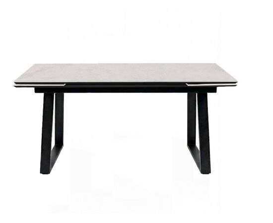 Стол DikLine DZ200 хромикс белый/черный (2 уп.), изображение 3 | Интернет магазин мебели и декора LifeDekor