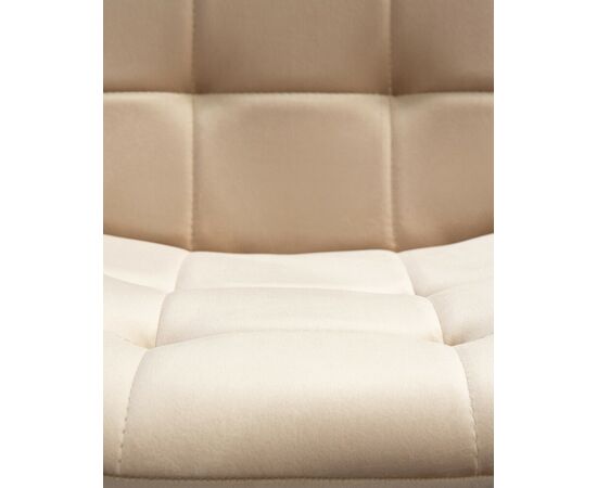 Набор 4 шт Стул обеденный DOBRIN CHILLY, Бежевый Holland 07, основание белое, Вариант: Бежевый Holland 07, основание белое, изображение 10 | Интернет магазин мебели и декора LifeDekor