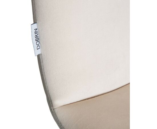 Набор 4 шт Стул обеденный DOBRIN CHILLY, Кремовый Holland 05, основание белое, Вариант: Кремовый Holland 05, основание белое, изображение 11 | Интернет магазин мебели и декора LifeDekor