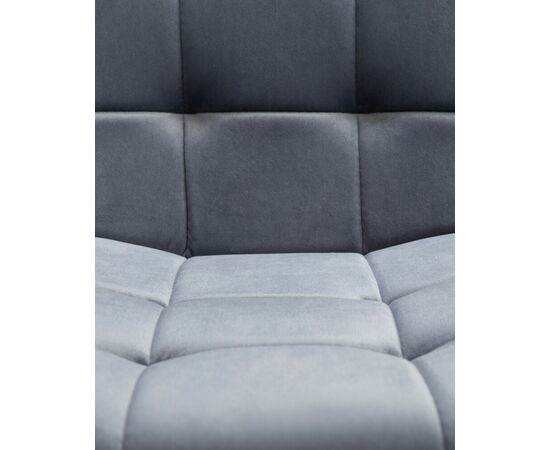 Стул обеденный DOBRIN CHILLY, Серо-голубой Holland 14, основание белое, изображение 9 | Интернет магазин мебели и декора LifeDekor