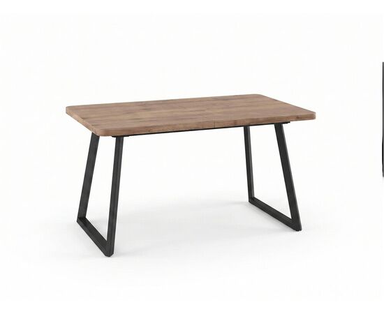 Стол Гранд 140, Дуб Веллингтон, Черный, изображение 3 | Интернет магазин мебели и декора LifeDekor