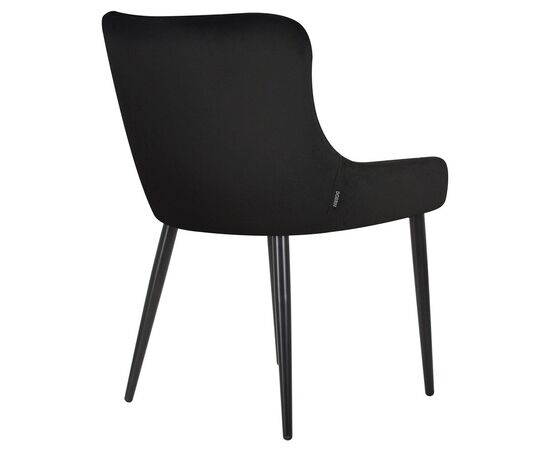 Набор 2 шт Стул обеденный DOBRIN RICHARD, черные матовые ножки, черный велюр (V108-77), Вариант: черные матовые ножки, черный велюр (V108-77), изображение 5 | Интернет магазин мебели и декора LifeDekor