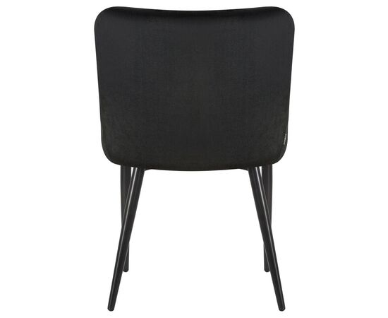 Набор 2 шт Стул обеденный DOBRIN RICHARD, черные матовые ножки, черный велюр (V108-77), Вариант: черные матовые ножки, черный велюр (V108-77), изображение 6 | Интернет магазин мебели и декора LifeDekor