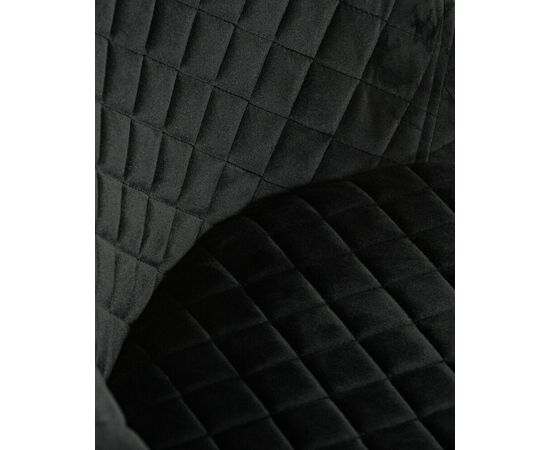 Набор 2 шт Стул обеденный DOBRIN RICHARD, черные матовые ножки, черный велюр (V108-77), Вариант: черные матовые ножки, черный велюр (V108-77), изображение 9 | Интернет магазин мебели и декора LifeDekor