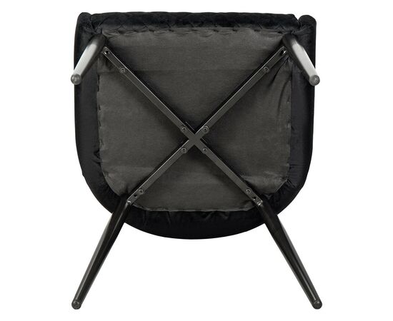 Набор 2 шт Стул обеденный DOBRIN RICHARD, черные матовые ножки, черный велюр (V108-77), Вариант: черные матовые ножки, черный велюр (V108-77), изображение 10 | Интернет магазин мебели и декора LifeDekor