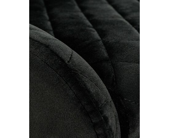 Набор 2 шт Стул барный DOBRIN CHRISTIAN'75, черные ножки, черный велюр (V108-77), Вариант: черные ножки, черный велюр (V108-77), изображение 10 | Интернет магазин мебели и декора LifeDekor