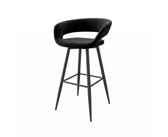 Стул полубарный Барни Р 700, Черный/Черный Д24, изображение 3 | Интернет магазин мебели и декора LifeDekor