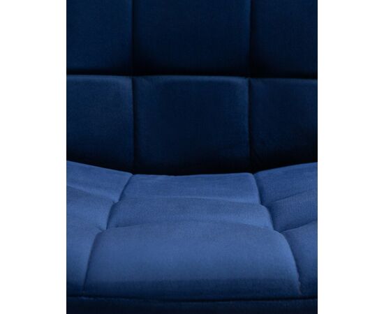 Стул обеденный DOBRIN CHILLY, Темно-синий Holland 60, основание белое, изображение 8 | Интернет магазин мебели и декора LifeDekor