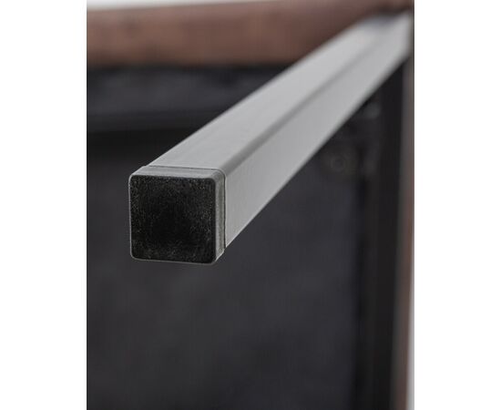 Стул обеденный DOBRIN MARK, черные ножки, коричневая винтажная экокожа (RU-05), Вариант: черные ножки, коричневая винтажная экокожа (RU-05), изображение 11 | Интернет магазин мебели и декора LifeDekor