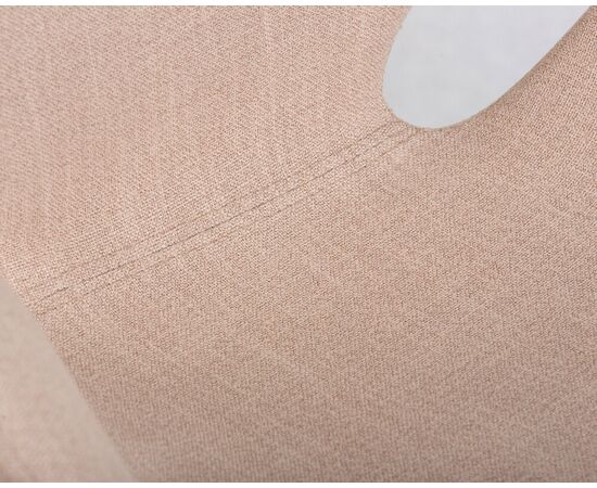 Кресло дизайнерское DOBRIN SWAN, бежевая ткань IF1, алюминиевое основание, Вариант: бежевая ткань IF1, алюминиевое основание, изображение 10 | Интернет магазин мебели и декора LifeDekor