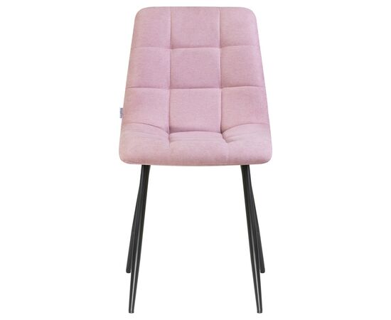 Стул обеденный DOBRIN ALEX, черные матовые ножки, сиреневая ткань (UF860-04B), Вариант: черные матовые ножки, сиреневая ткань (UF860-04B), изображение 6 | Интернет магазин мебели и декора LifeDekor