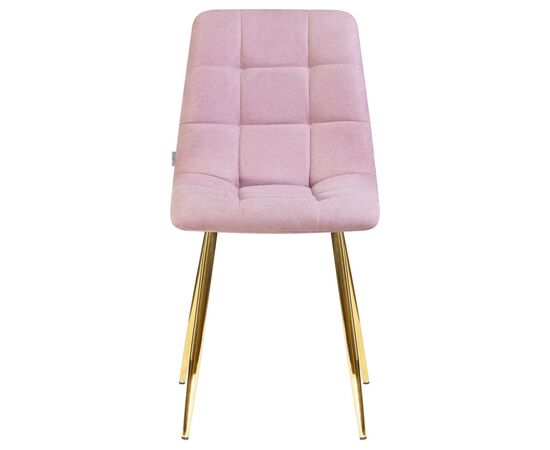 Стул обеденный DOBRIN ALEX, золотые ножки, сиреневая ткань (UF860-04B), Вариант: золотые ножки, сиреневая ткань (UF860-04B), изображение 6 | Интернет магазин мебели и декора LifeDekor