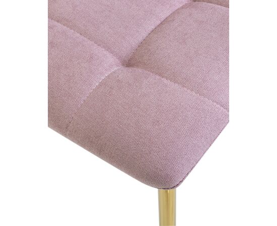 Стул обеденный DOBRIN ALEX, золотые ножки, сиреневая ткань (UF860-04B), Вариант: золотые ножки, сиреневая ткань (UF860-04B), изображение 8 | Интернет магазин мебели и декора LifeDekor