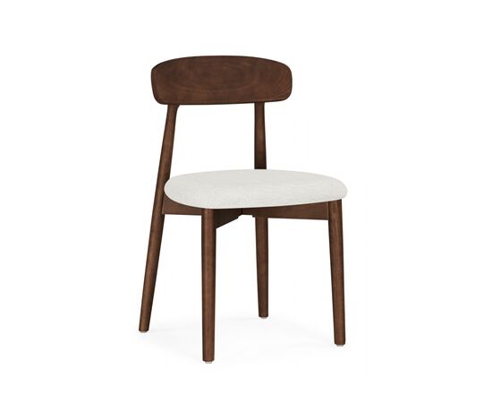 Стул деревянный Okava 1 бежевая рогожка / орех | Интернет магазин мебели и декора LifeDekor