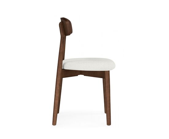 Стул деревянный Okava 1 бежевая рогожка / орех, изображение 3 | Интернет магазин мебели и декора LifeDekor