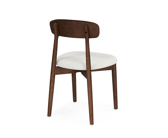 Стул деревянный Okava 1 бежевая рогожка / орех, изображение 4 | Интернет магазин мебели и декора LifeDekor