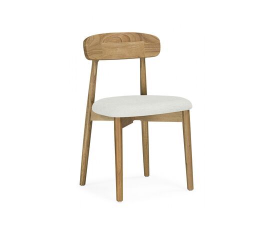 Стул деревянный Okava 1 бежевая рогожка / светлое дерево | Интернет магазин мебели и декора LifeDekor