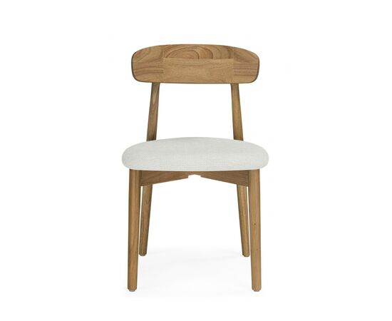 Стул деревянный Okava 1 бежевая рогожка / светлое дерево, изображение 3 | Интернет магазин мебели и декора LifeDekor